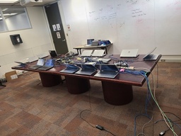 [#C7-12] Boardroom table - 12' long x 56" wide x 29" tall