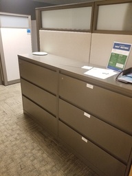 [#D8-40] Light Grey 3-Drawer Lateral Filling Cabinet