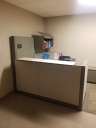 [#E5-51] Reception Desk with High-Wall