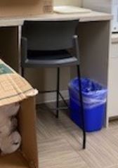 [#B2-54] Black Bar Height Chairs 