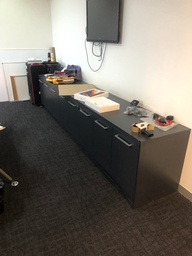 [#D26-1] Black cabinet unit