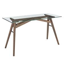 [#E3-58] 72" Desk w/ glass