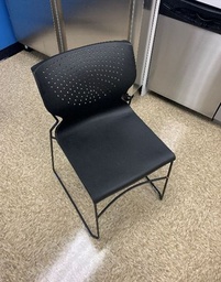 [#B4-22] Lunch chairs, black