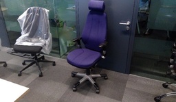 [#B13-131] TASK CHAIR black and blue