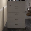 [#D12-7] 5-Drawer Lateral Filing Cabinet (18D 42W 64H)