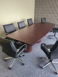 [#C6-10] Boardroom table - 10' long x 4' wide x 30" tall