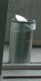 [#G4-19] Round metal garbage bin | Cubo de basura metalico redondo