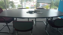 [#C7-174] Meeting table, grey | Mesa de reuniones, gris