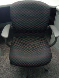 [#B13-186] Task chair, black, adjustable | Silla operativa, negra, regulable