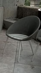 [#B8-328] Black outdoor chair | Silla de exterior negra