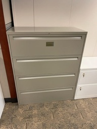 [#D10-13] 4 DRAWER FILE TAN