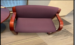 [#B8-61] GUEST CHAIR - PURPLE