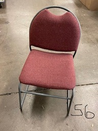 [#B8-56] Mauve armless chair